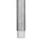LED Flameless Flickering Taper Glittered Christmas Candles - 11" - Silver - Set 2